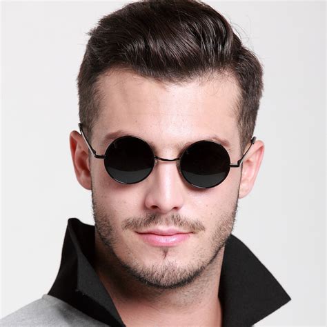 circular sunglasses for men.